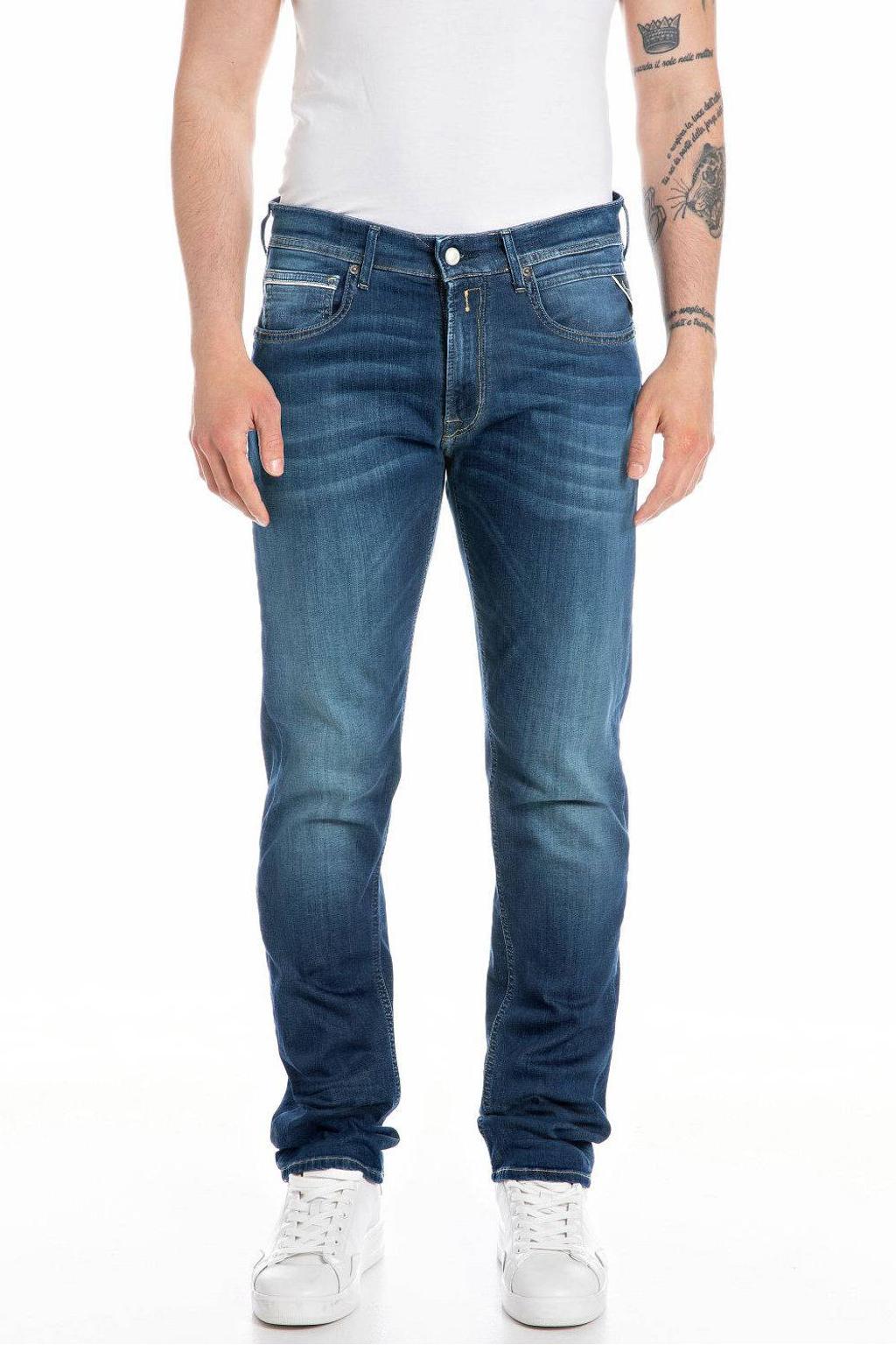 REPLAY GROVER straight leg jeans dark blue