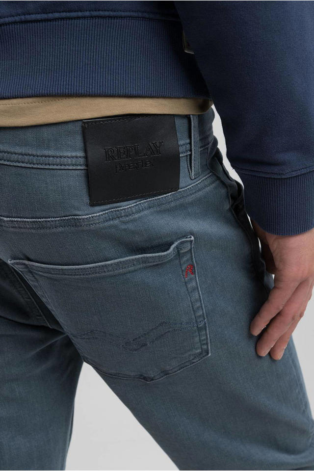 Replay Grover Jeans – Straight Fit Blauw – Hoogenboom Mode
