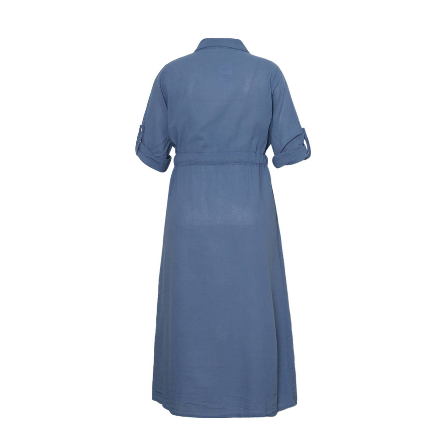 Paprika blousejurk blauw