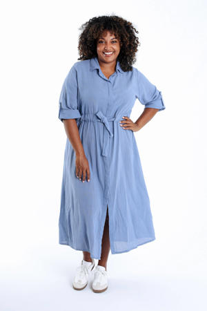 blousejurk blauw