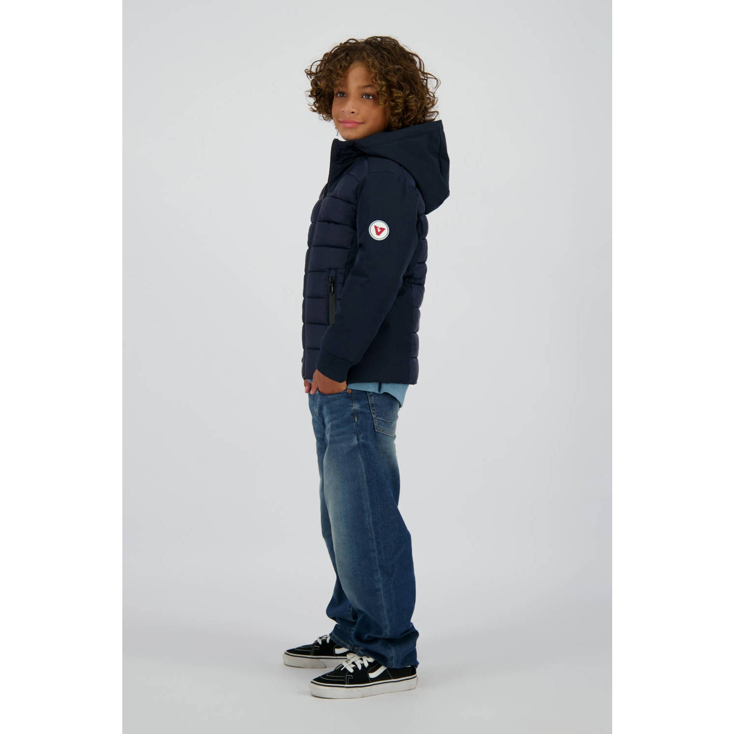 Vingino gewatteerde jas donkerblauw