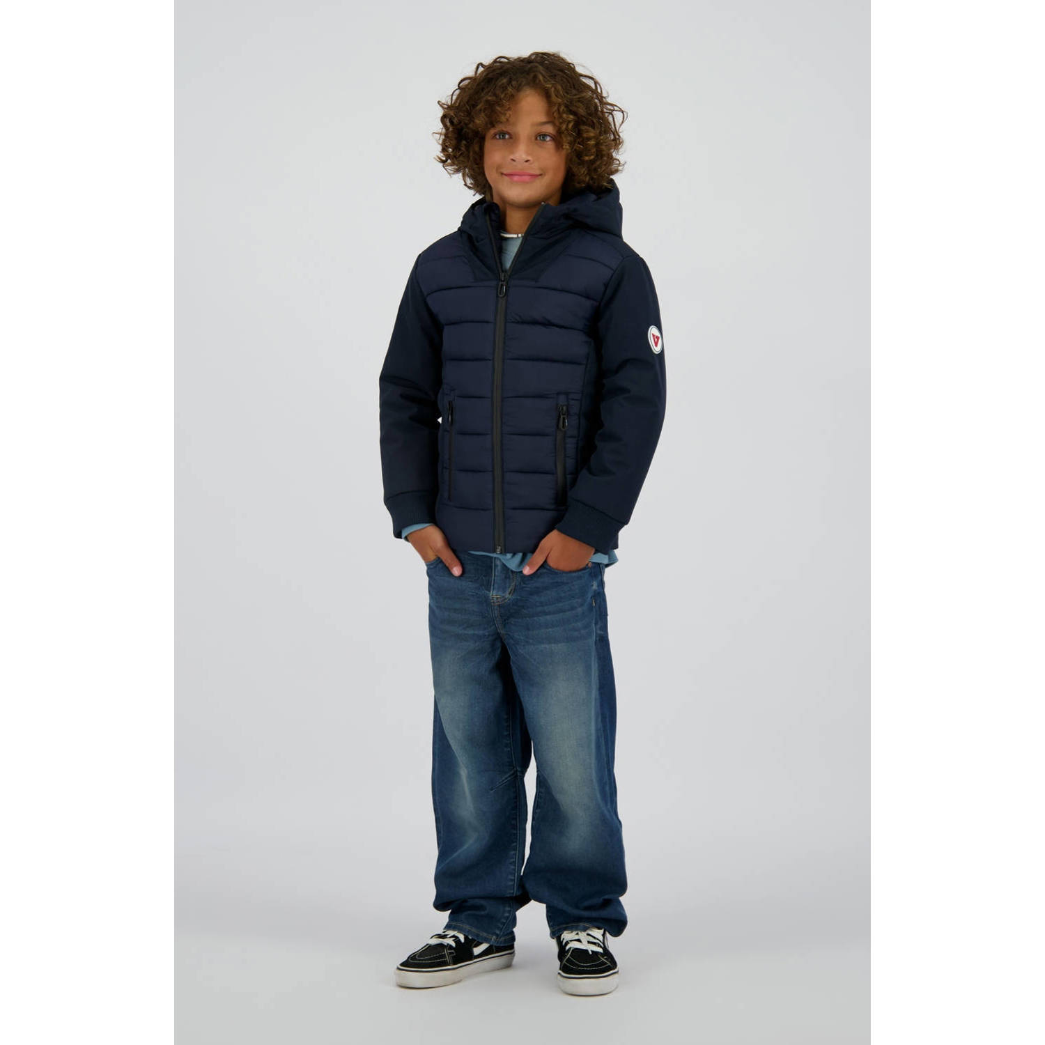 Vingino gewatteerde jas donkerblauw