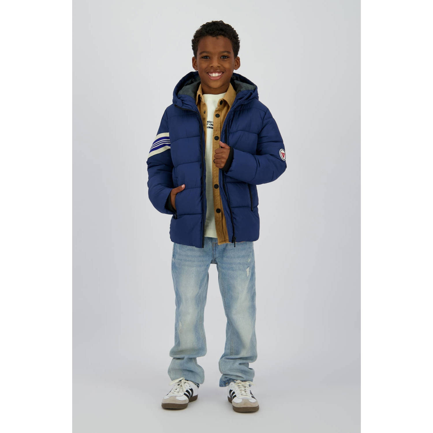 Vingino gewatteerde jas donkerblauw