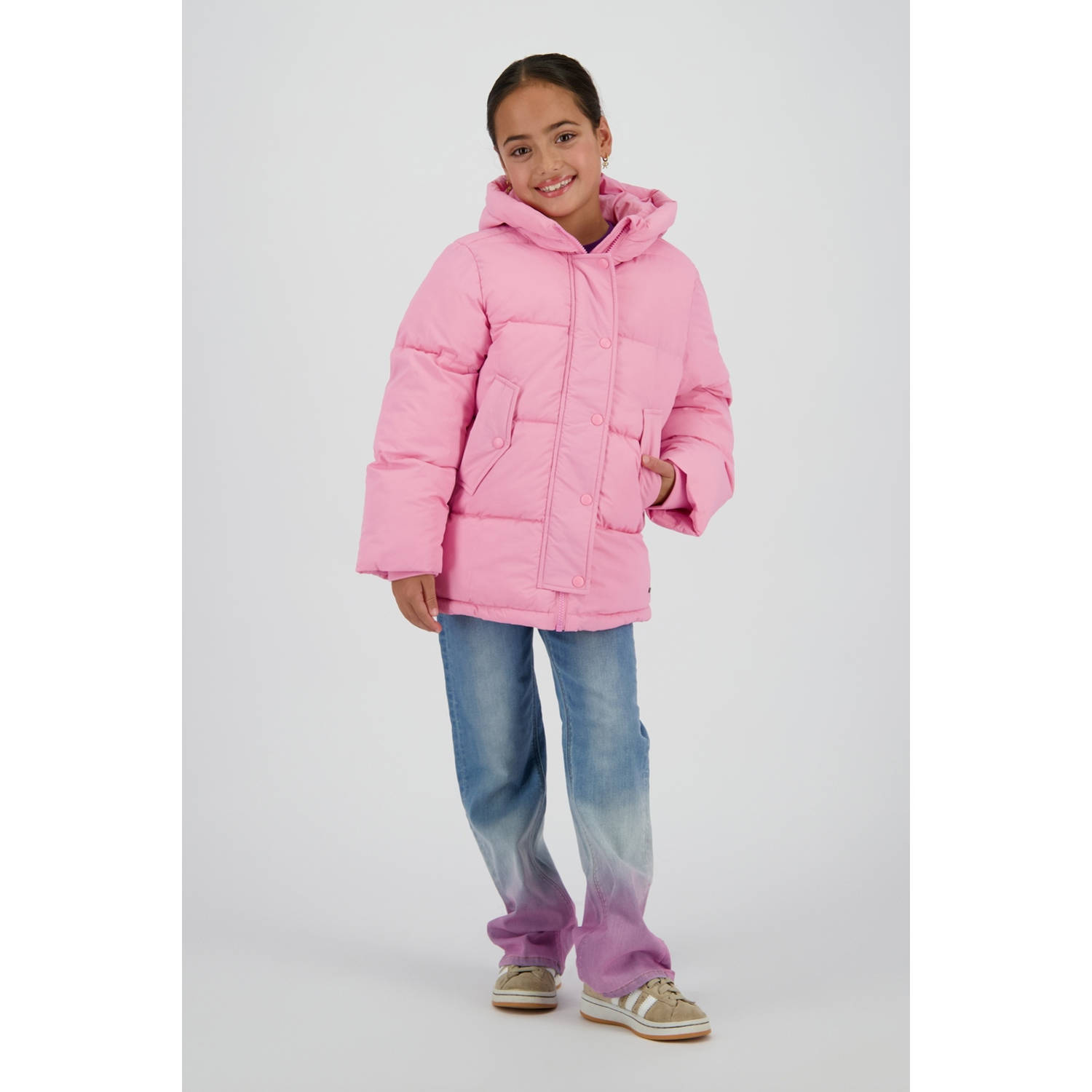 Vingino gewatteerde jas roze