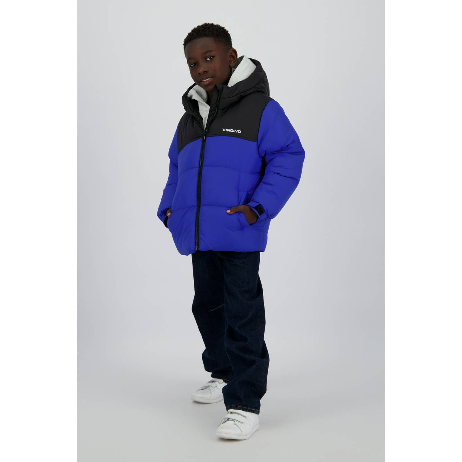 Vingino gewatteerde jas blauw