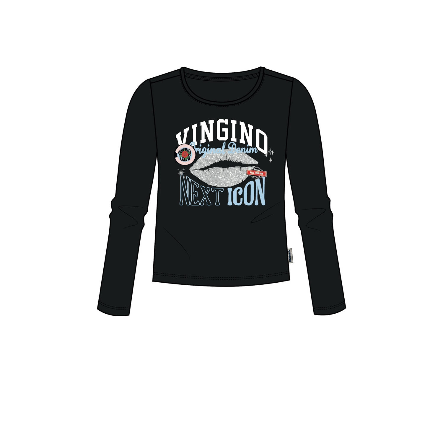 Vingino longsleeve zwart