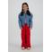 Vingino wide leg broek rood
