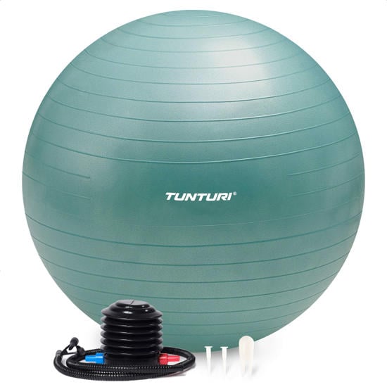 blauwe fitnessballen
