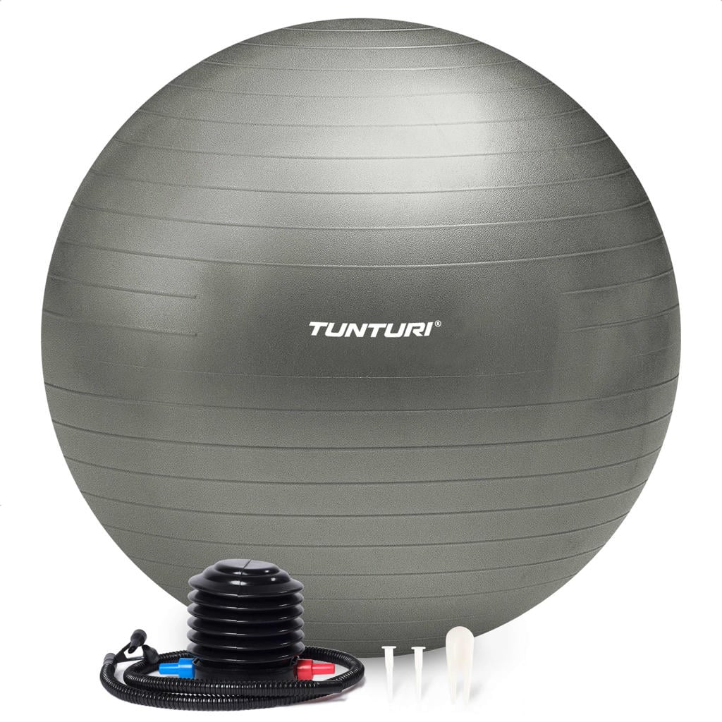Tunturi gymbal 65 cm zilvergrijs