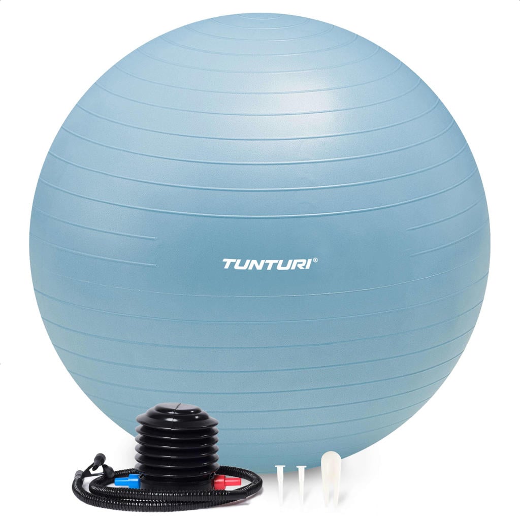 Tunturi gymbal 65 cm lichtblauw