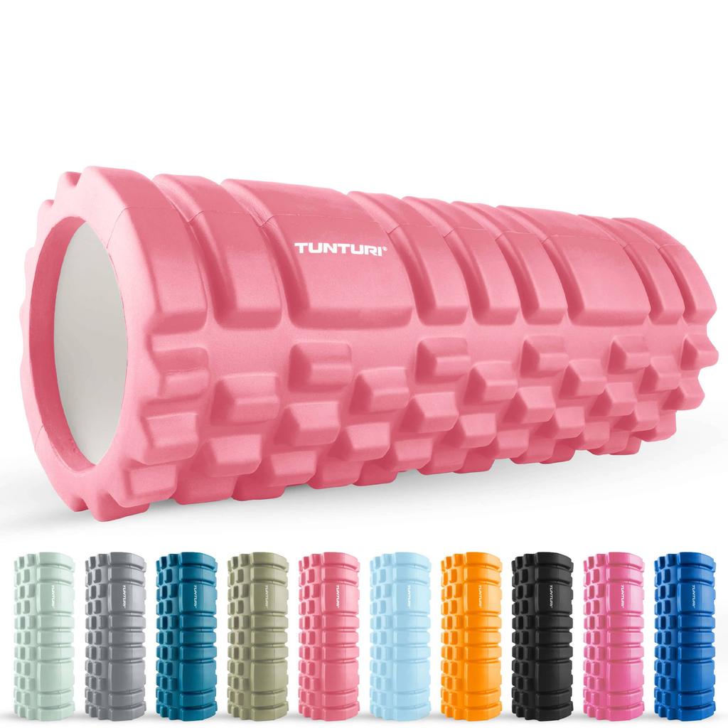 Tunturi foam roller roze