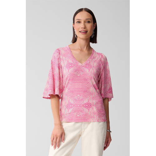 Shoeby top lichtroze rib gebreid afbeelding