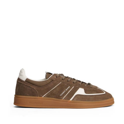 Tommy Jeans The Greenwich suède sneakers bruin afbeelding
