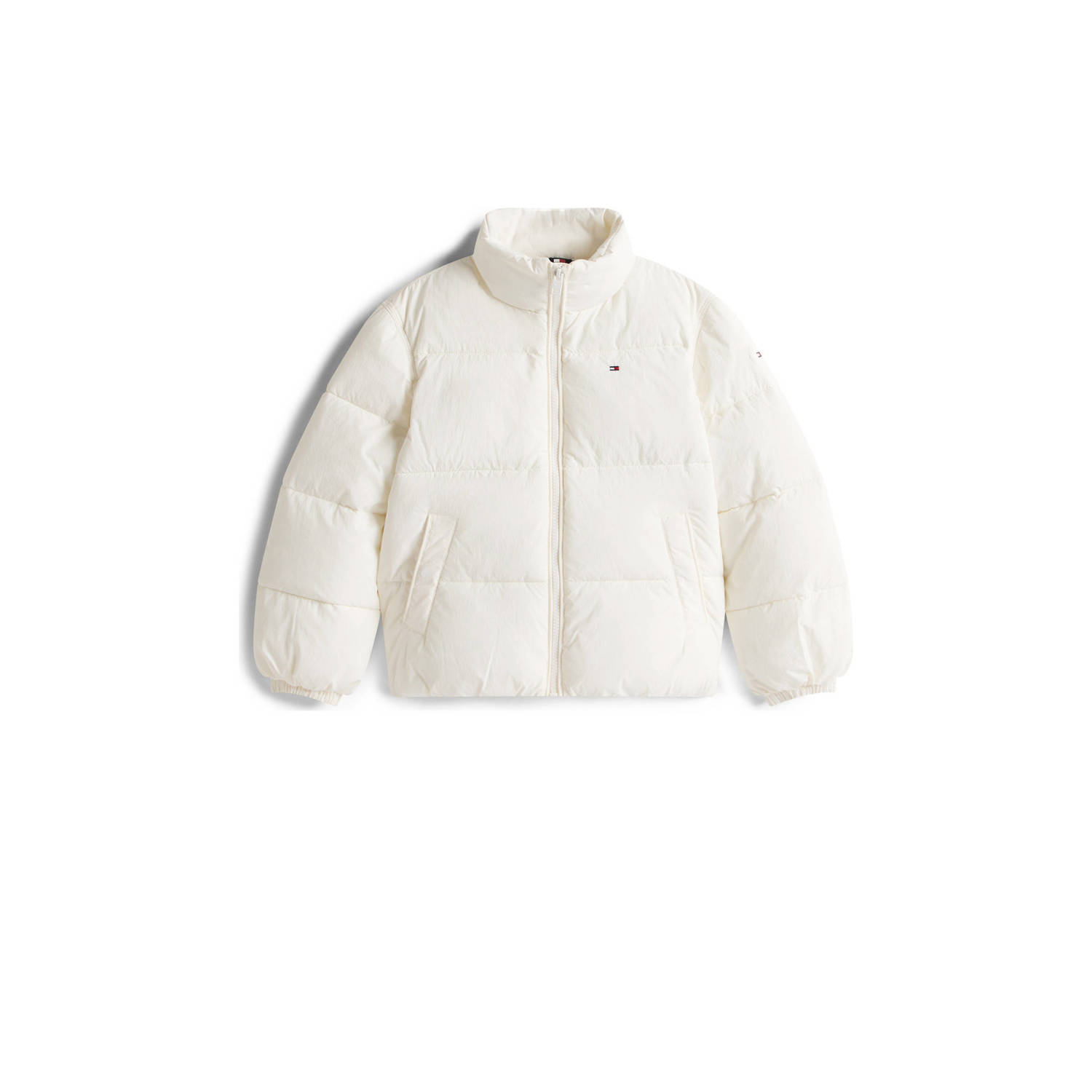 Tommy Hilfiger gewatteerde jas ecru
