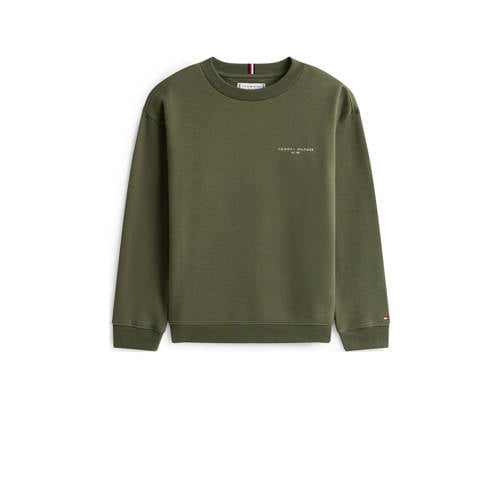 Tommy Hilfiger sweater olijfgroen afbeelding