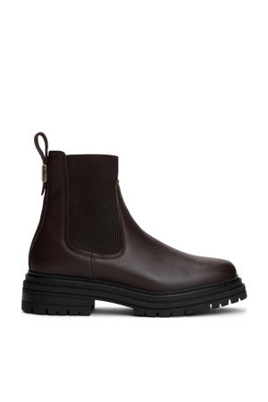leren chelsea boots bruin