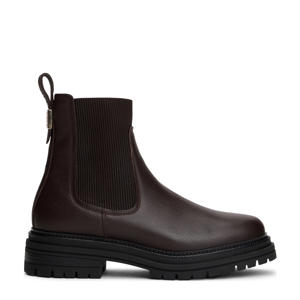 leren chelsea boots bruin