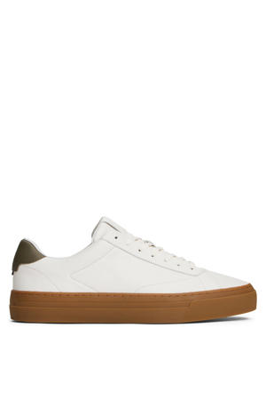 leren sneakers ecru