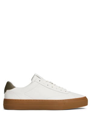 leren sneakers ecru