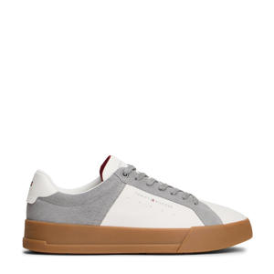 nubuck sneakers grijs/wit