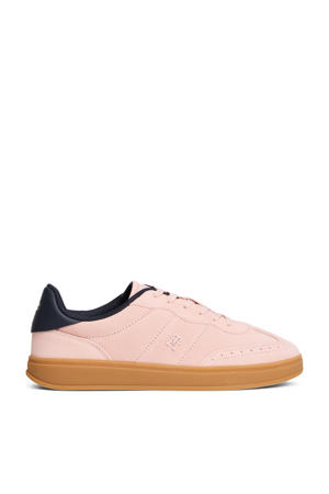 Heritage suède sneakers lichtroze