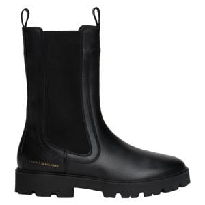 leren chelsea boots zwart