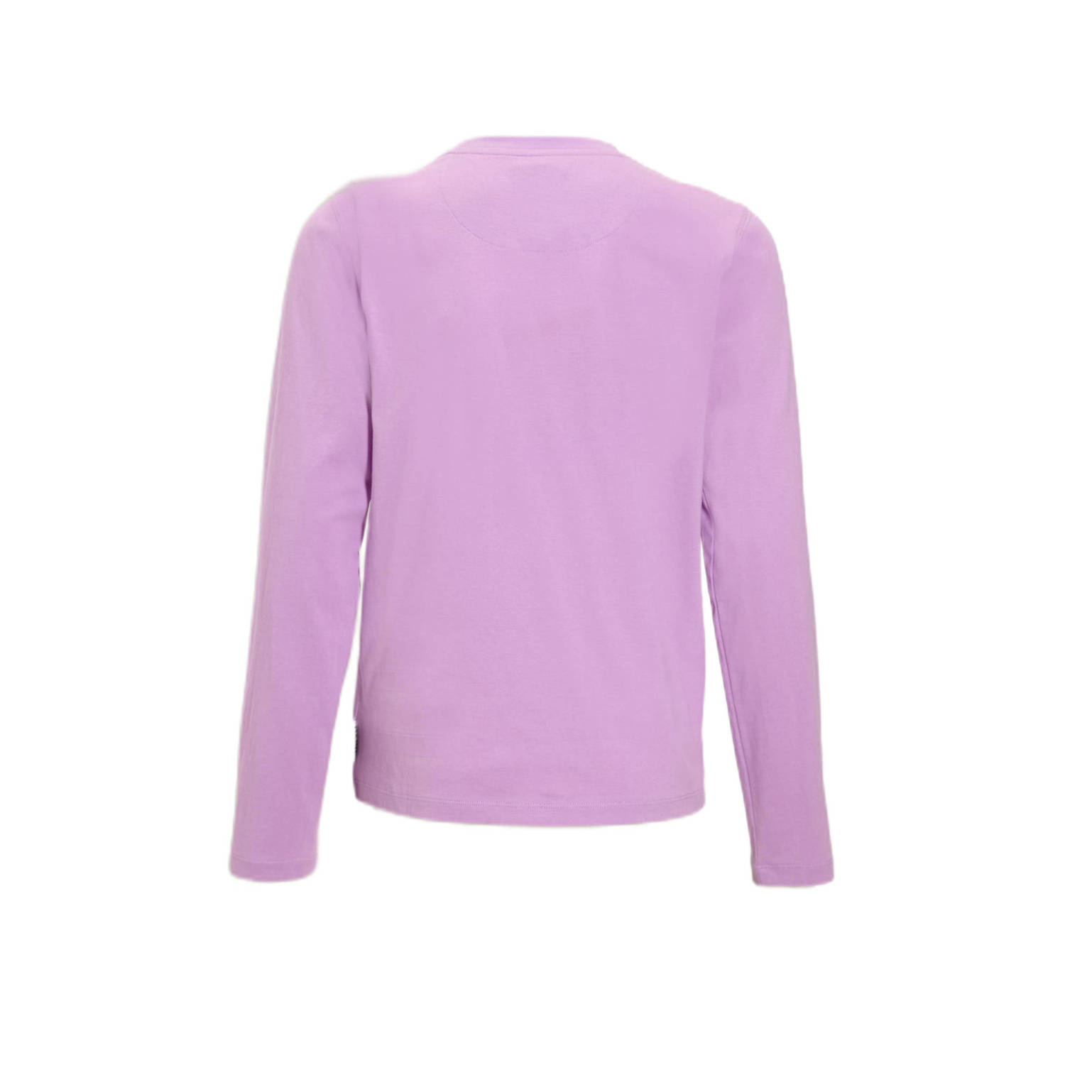 Me & My Monkey longsleeve met printopdruk paars