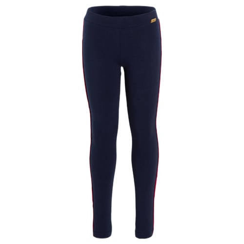 Orange Stars legging met contrasterende bies Noela donkerblauw afbeelding