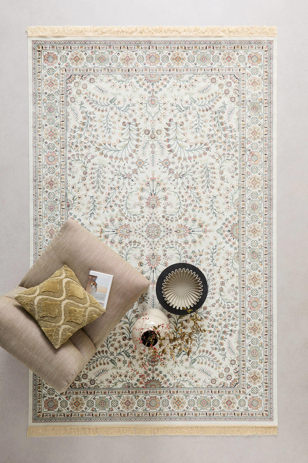 NOUS Living vloerkleed viscose (300x195 cm)