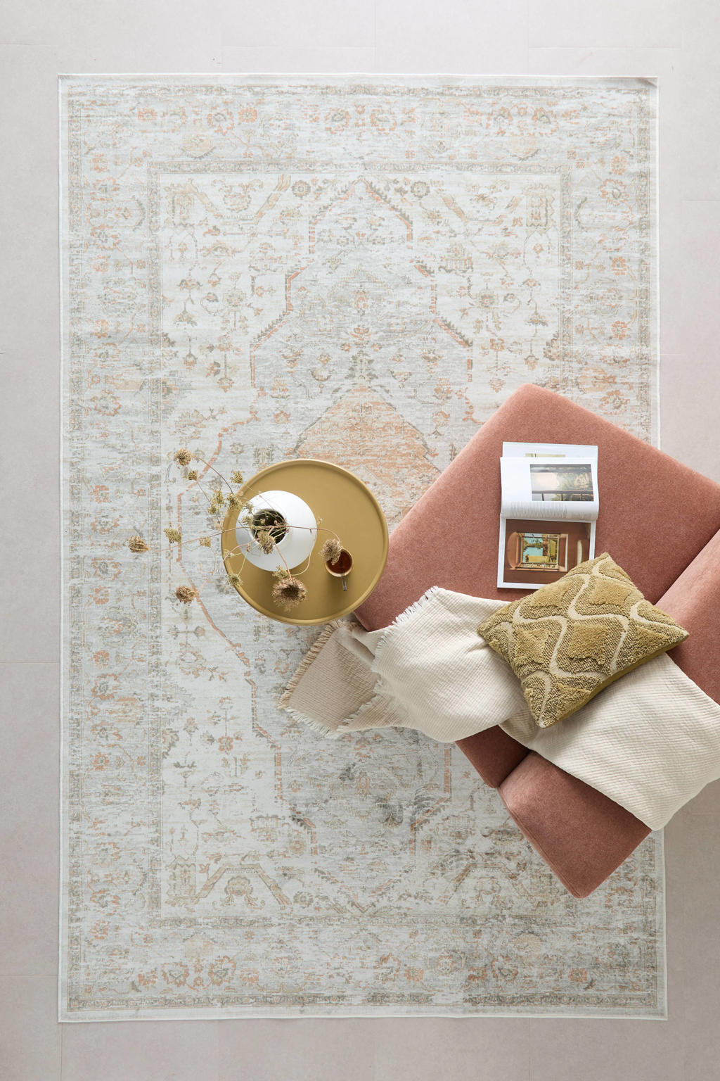 NOUS Living vloerkleed viscose (300x195 cm)