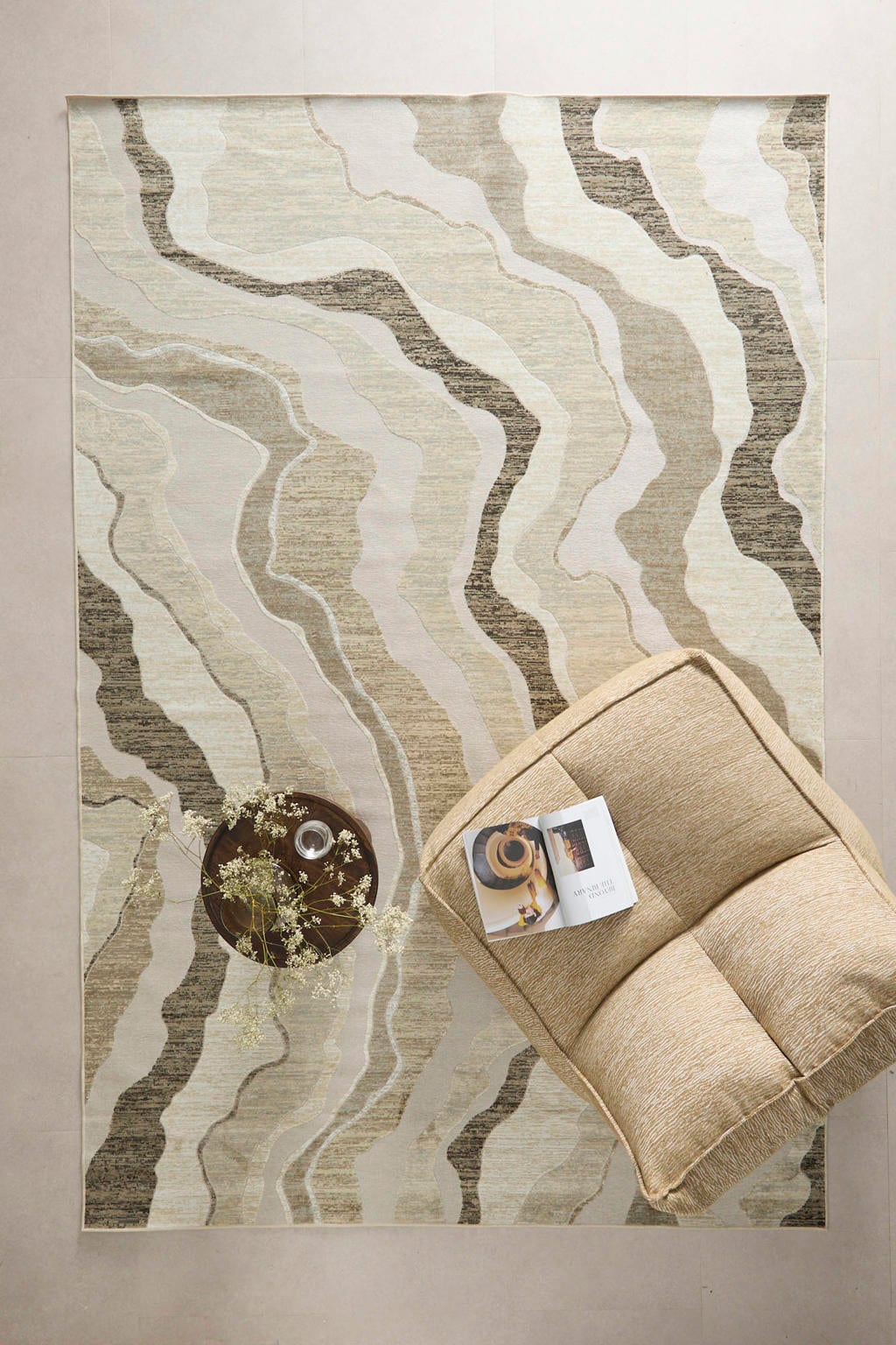 NOUS Living vloerkleed viscose (290x200 cm)