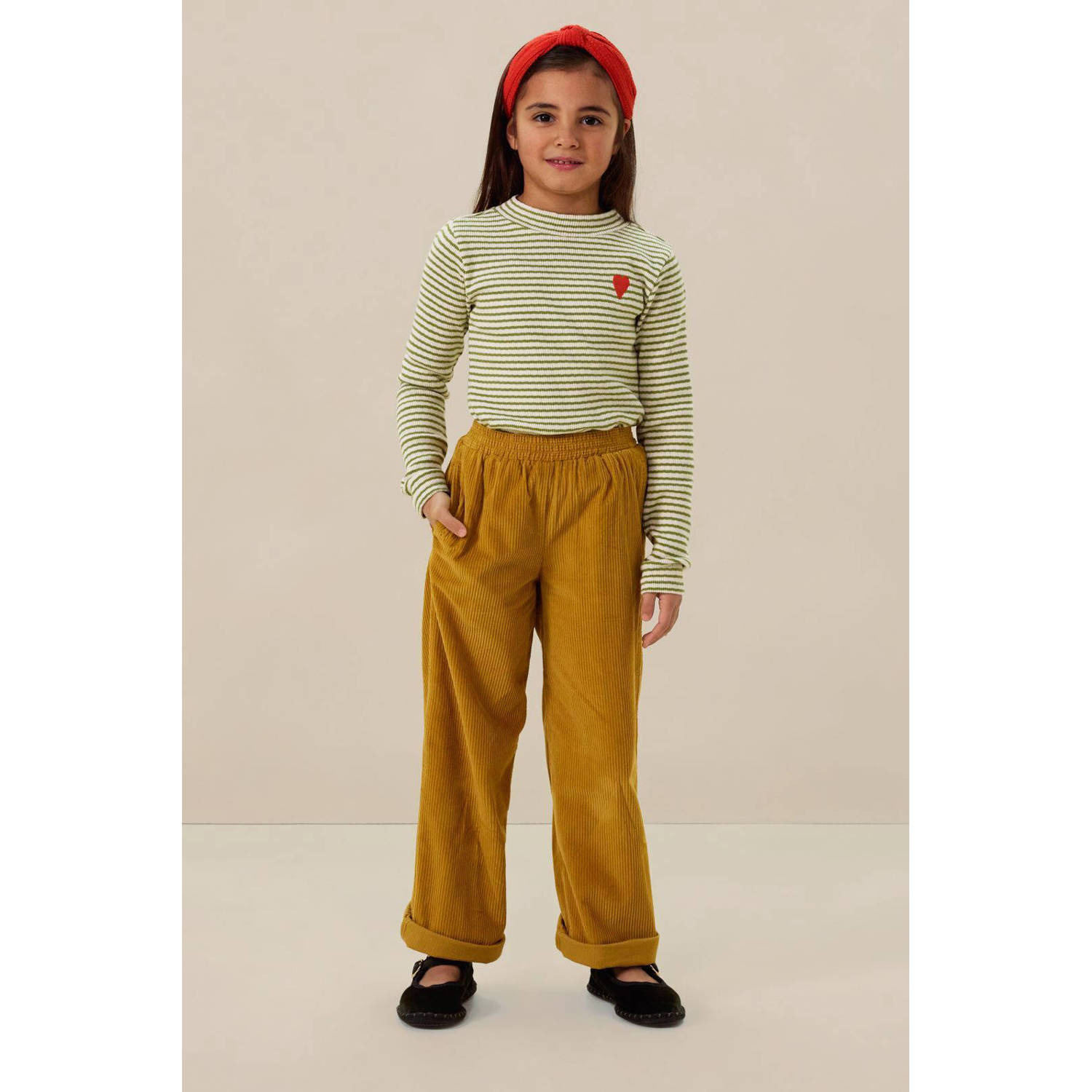 Sissy-Boy longsleeve groen rib gebreid