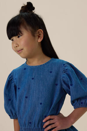 blousetop dark blue denim