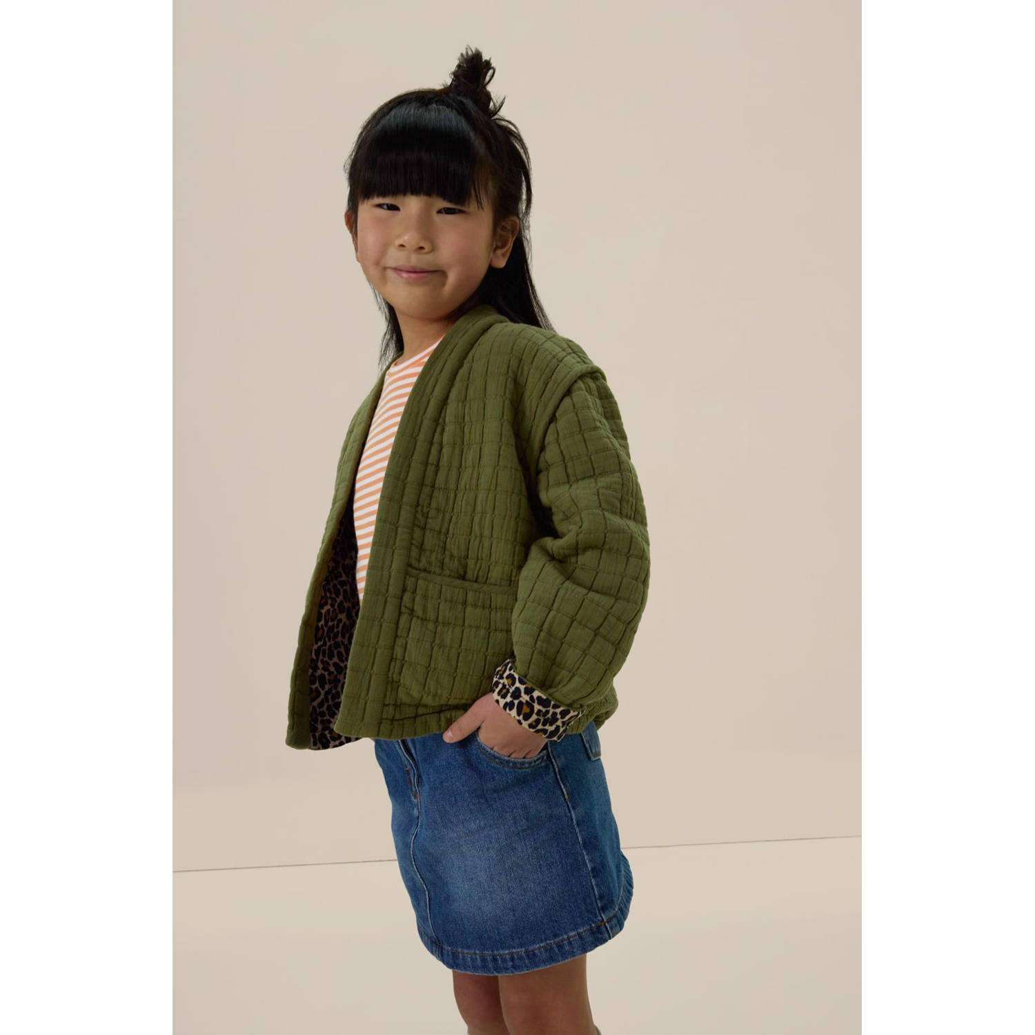Sissy-Boy reversible jas herfst lente donkergroen