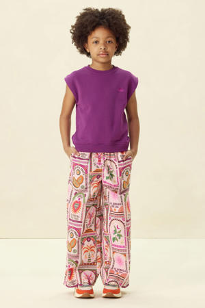 casual broek lichtroze