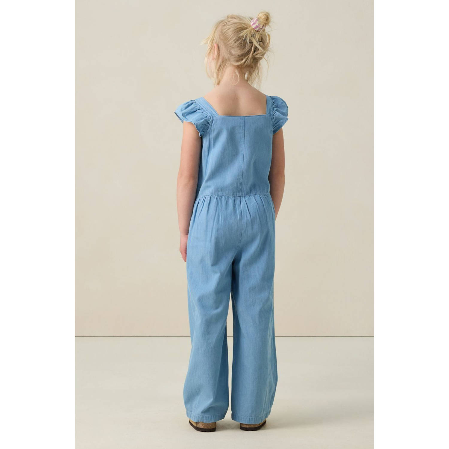 Sissy-Boy light blue denim loose jumpsuit