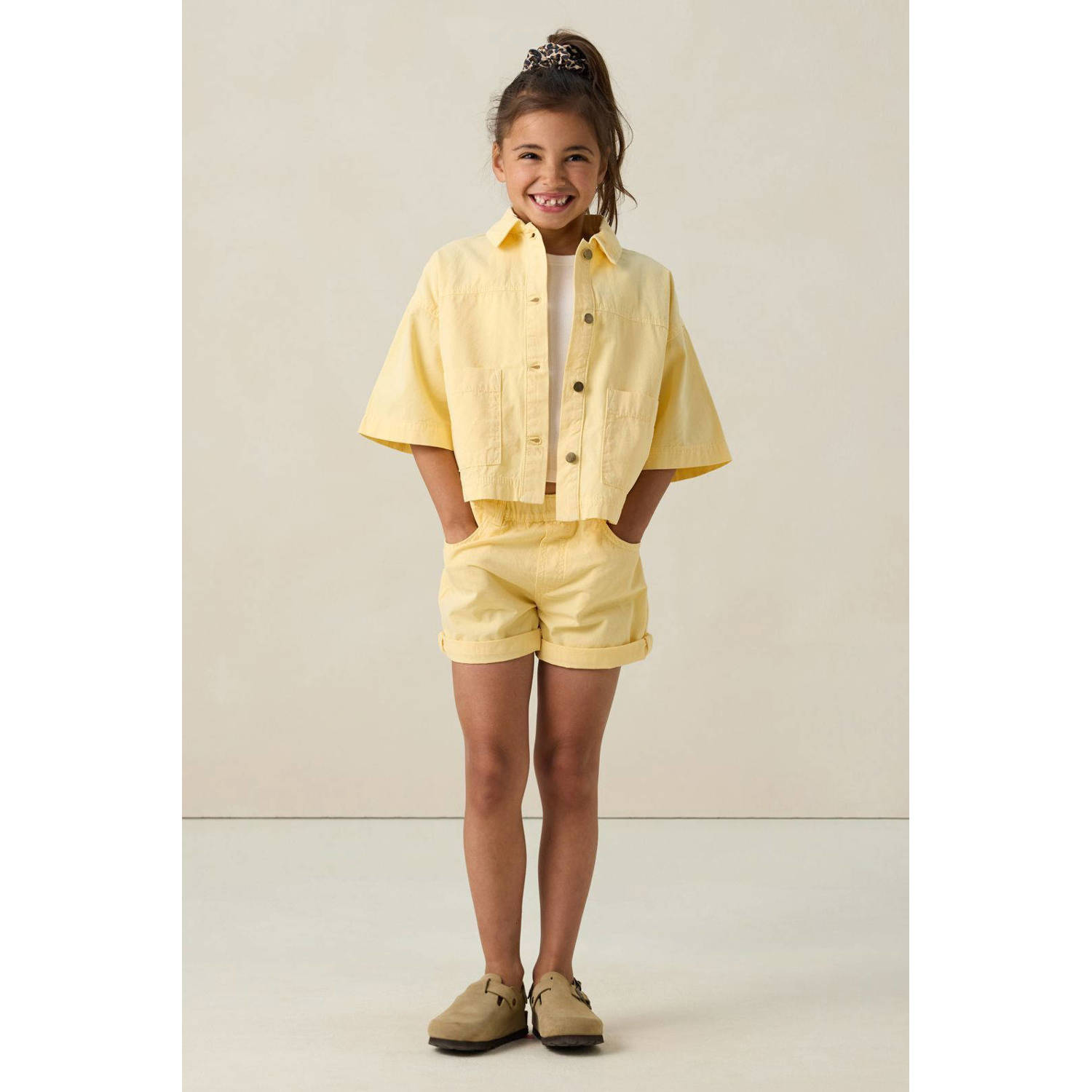 Sissy-Boy denim spijkerjas lente lichtgeel