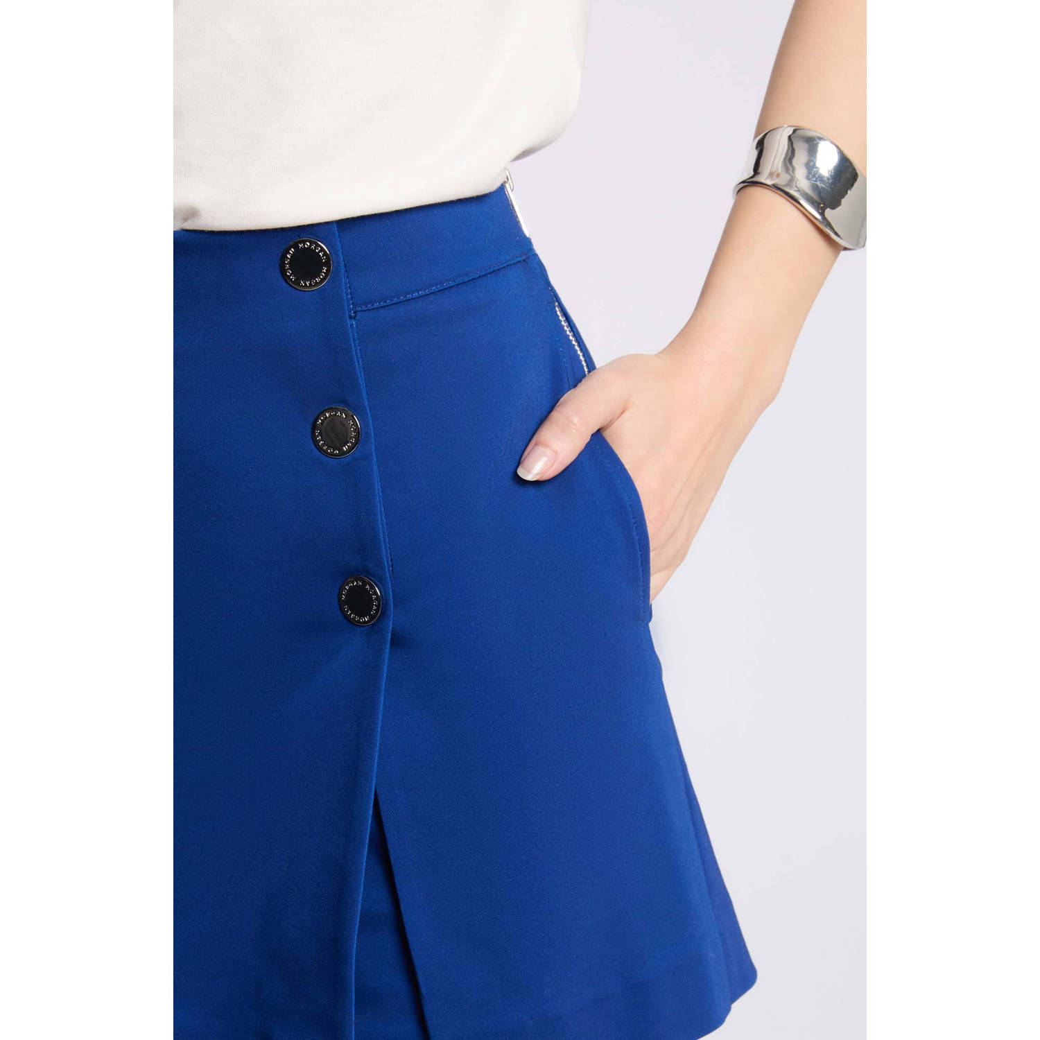 Morgan skort blauw