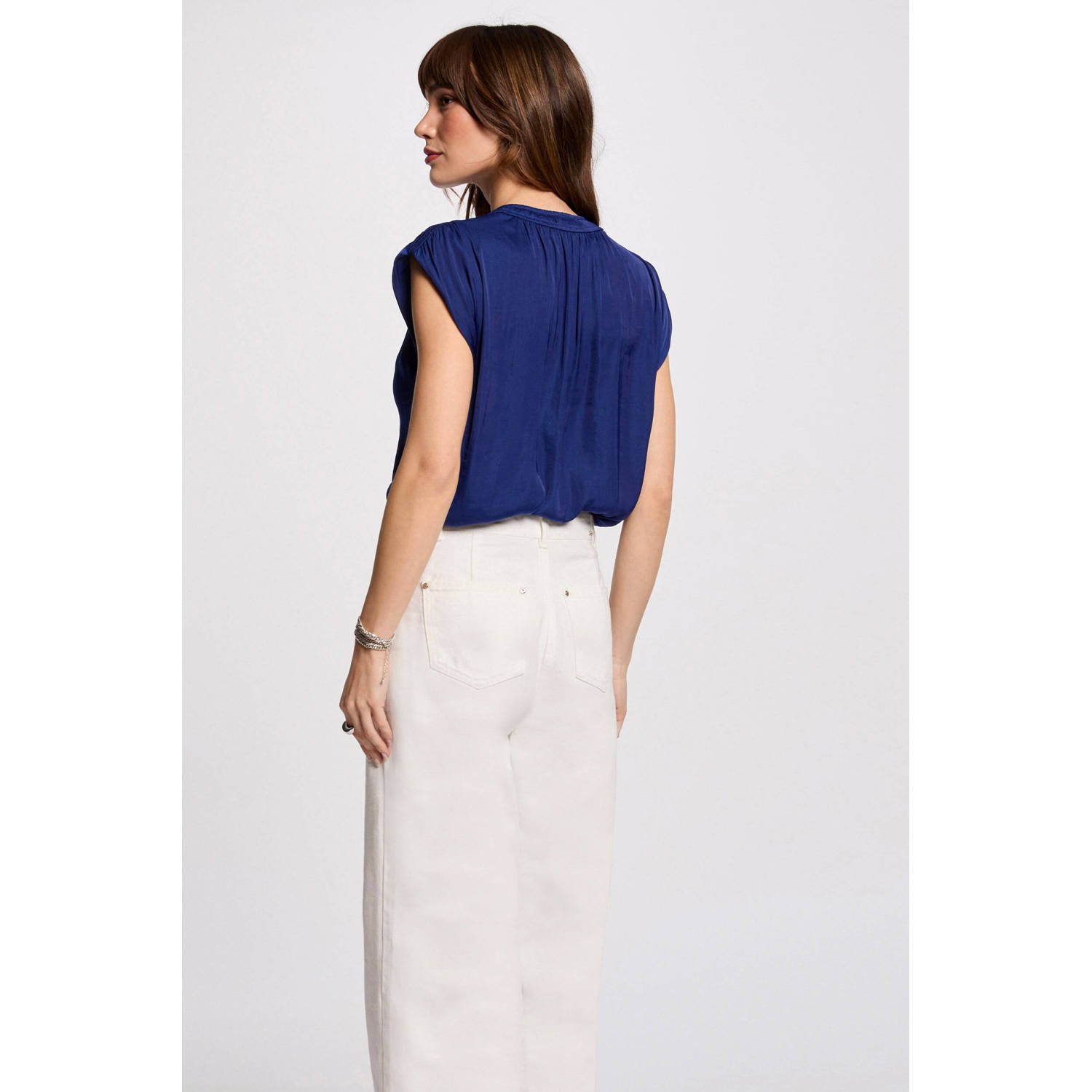 Morgan blouse blauw