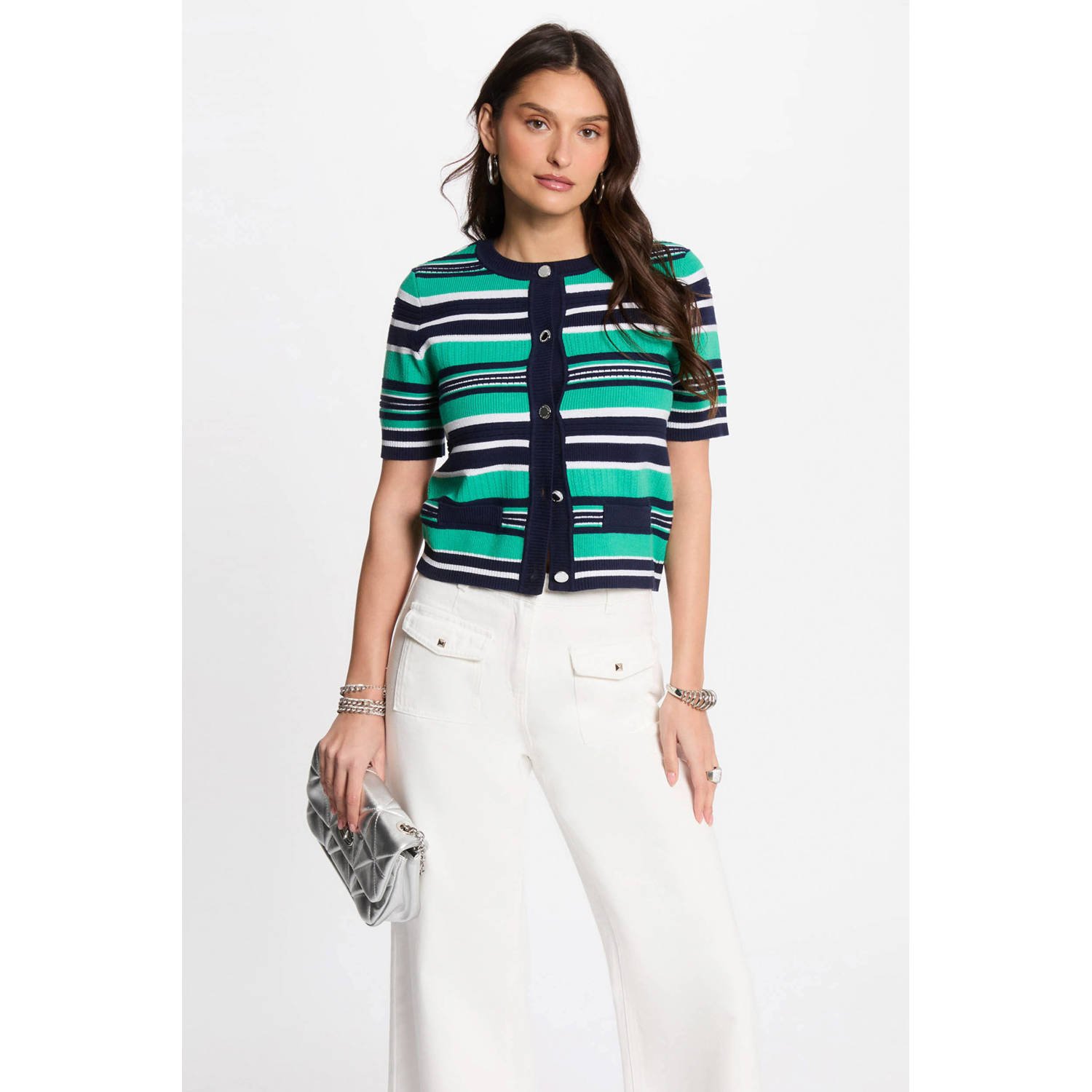 Morgan vest groen