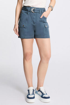 straight regular waist cargo short petrol