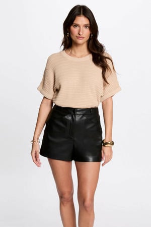 gebreide trui beige