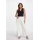 Morgan top met kant marineblauw