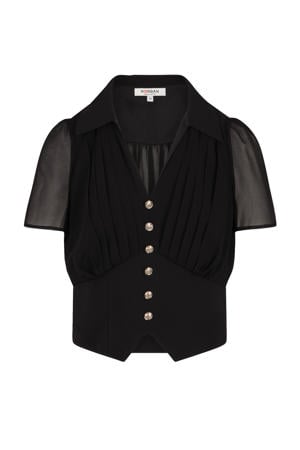 blousetop zwart