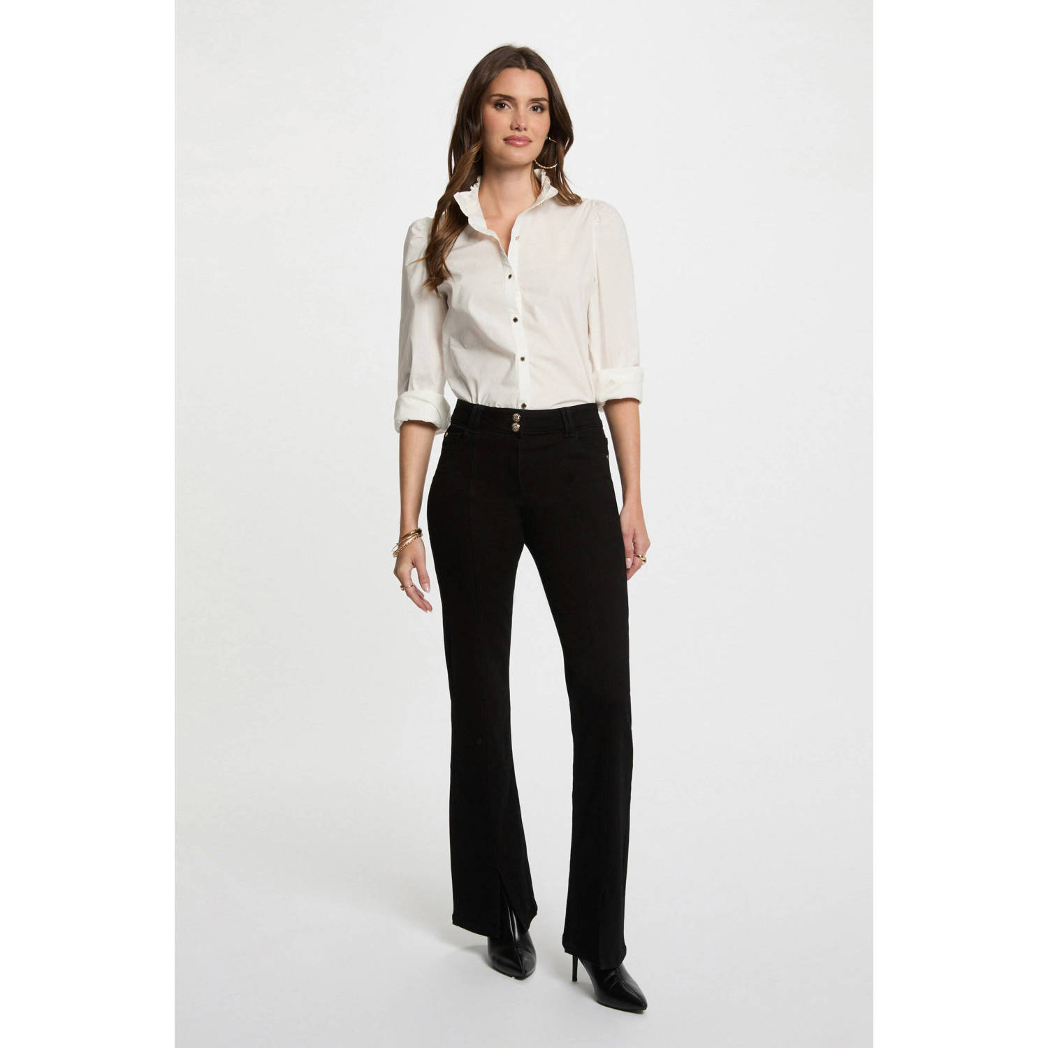 Morgan bootcut jeans zwart