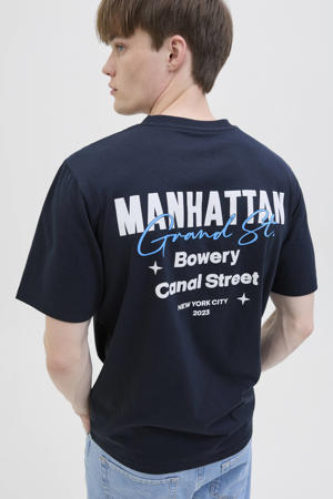 T-shirt donkerblauw