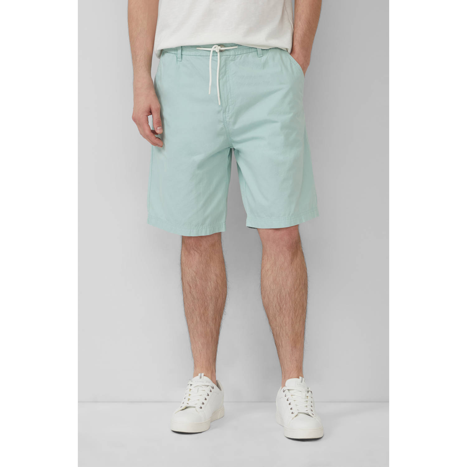 S.Oliver relaxed bermuda short mintgroen