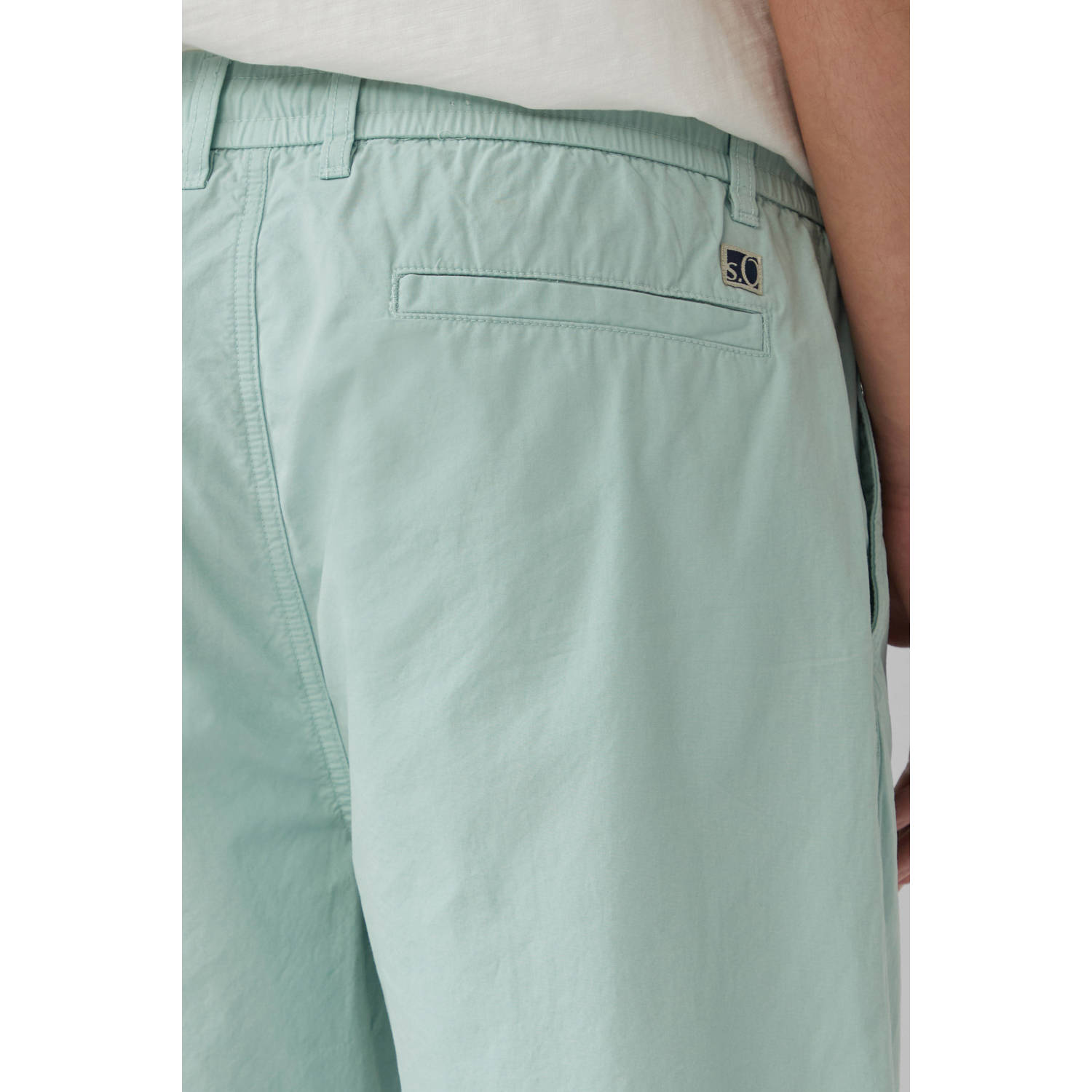 s.Oliver relaxed bermuda short mintgroen