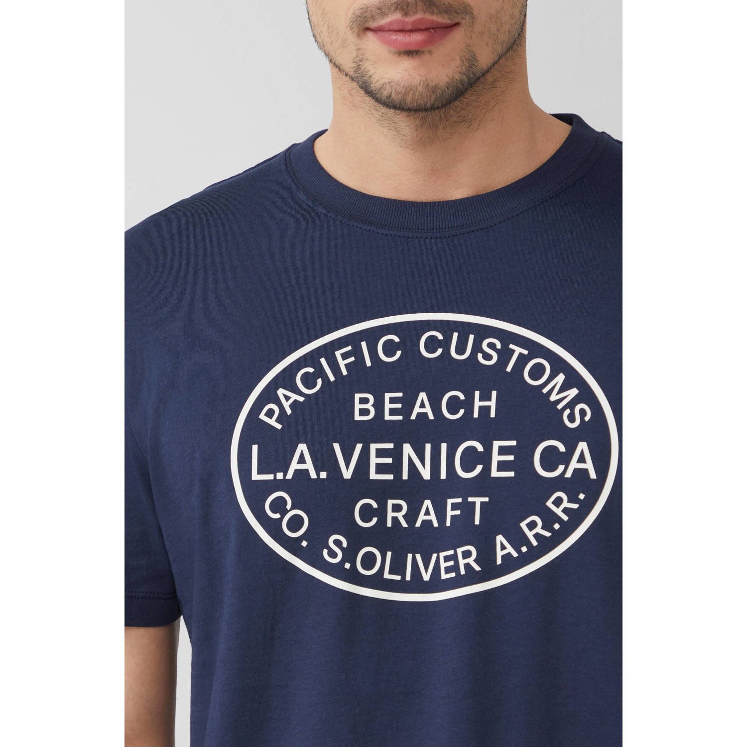 s.Oliver T-shirt donkerblauw
