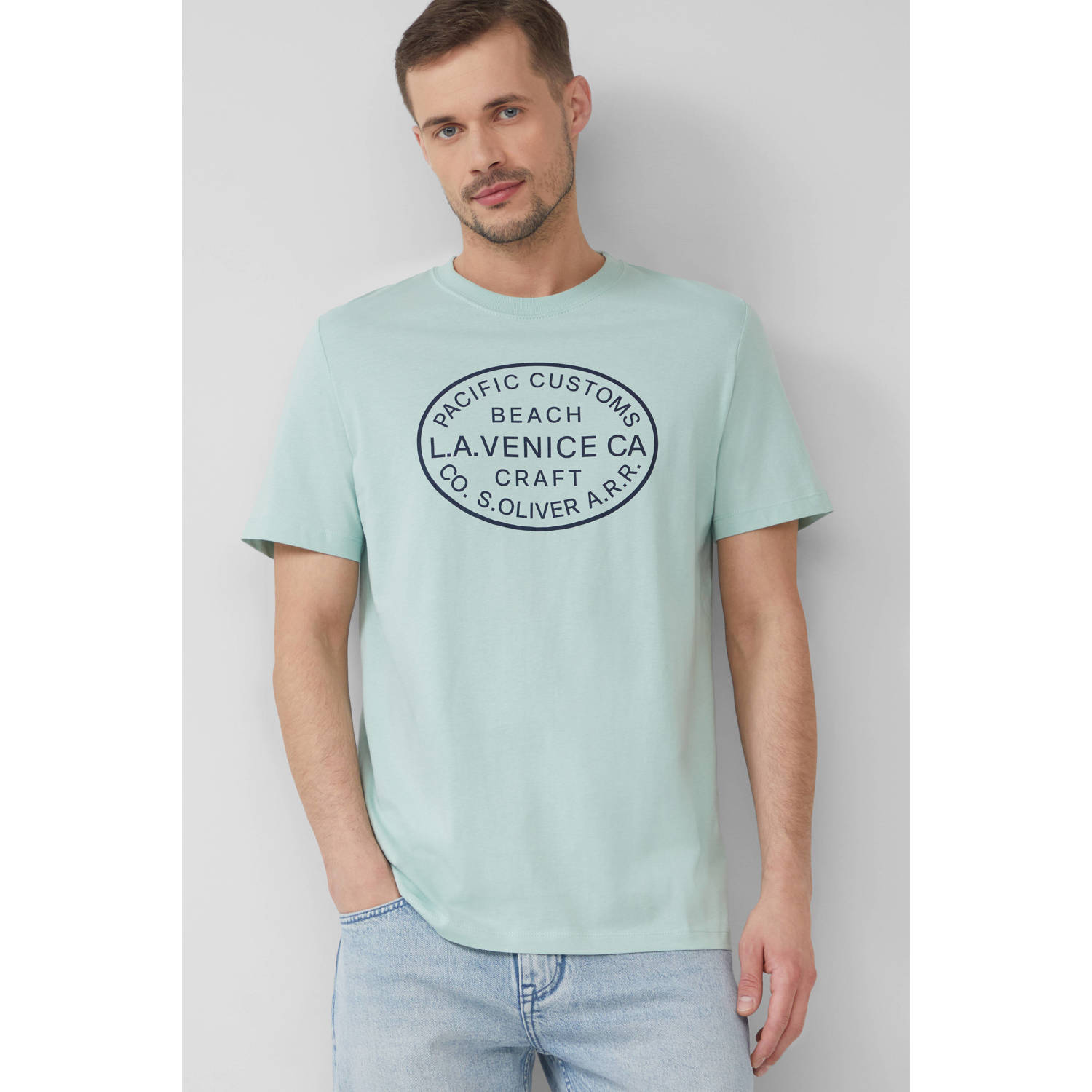 S.Oliver T-shirt mintgroen